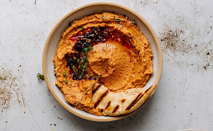 Perfect for lunches and snacks—hummus 3 ways